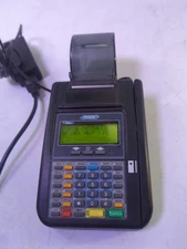 HYPERCOM T7Plus Credit Card Reader Terminal with Power Supply 010218-012 ZH