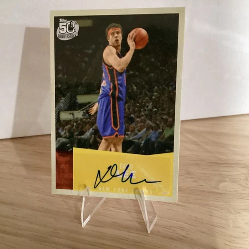 Topps 2007-08 David Lee New York Knicks 50th Anniversary Auto Card #42