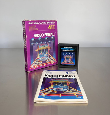 VIDEO PINBALL Atari 2600 - Spiel in OVP Box, Manual, Modul - getestet