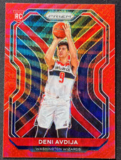 Deni Avdija 2020-21 Panini Prizm Red Wave RC Washington Wizards #290