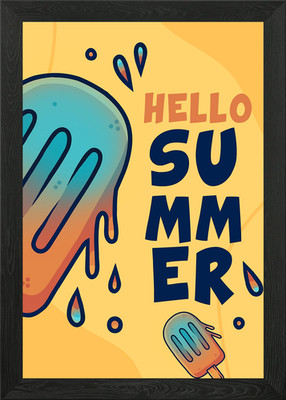 Sommerzeit 1 gerahmtes Wandbild Poster Leinwanddruck Bild