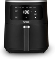 Image of Tower T17205AFR Digital Single Basket Air Fryer 4L Capacity, Overheat Protection