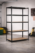 NEW Rhino Racking Garage Shelving Unit - 180 x 90x 60cm, Galvanised, 1000kg