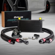 Aluminum 19 Row Engine Transmission Oil Cooler Kit Sandwich Plate Ls1 Ls2 Ls3 Aluminum 19 Row Engine Transmission Oil Cooler Kit Sandwich Plate Ls1 Ls2 Ls3