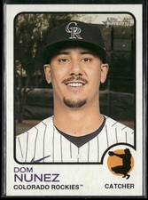 2022 Topps Heritage #468 Dom Nunez