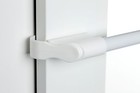 Klemmstange weiß ausziehbar Scheibenstange Gardinenstange ohne bohren Klemmfix 