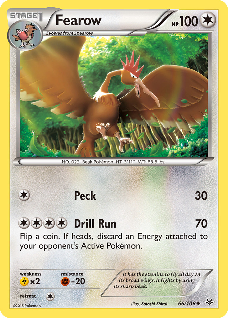 Fearow 66/108 Uncommon | Roaring Skies | Pokemon Card