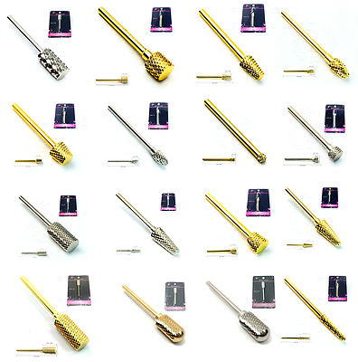 High Quality Nail Machine Drill Bits - Carbide 2-Way  3/32'' Fine Coarse Medium