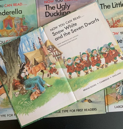 Vintage Fairytale Now You Can Read Book HC Lot 7: Little Mermaid/ Aladdin & More - Picture 23 of 23