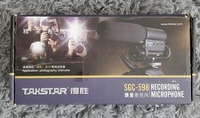Takstar SGC-598 Video Microphone Camera Interview Recording Microphone- NEW