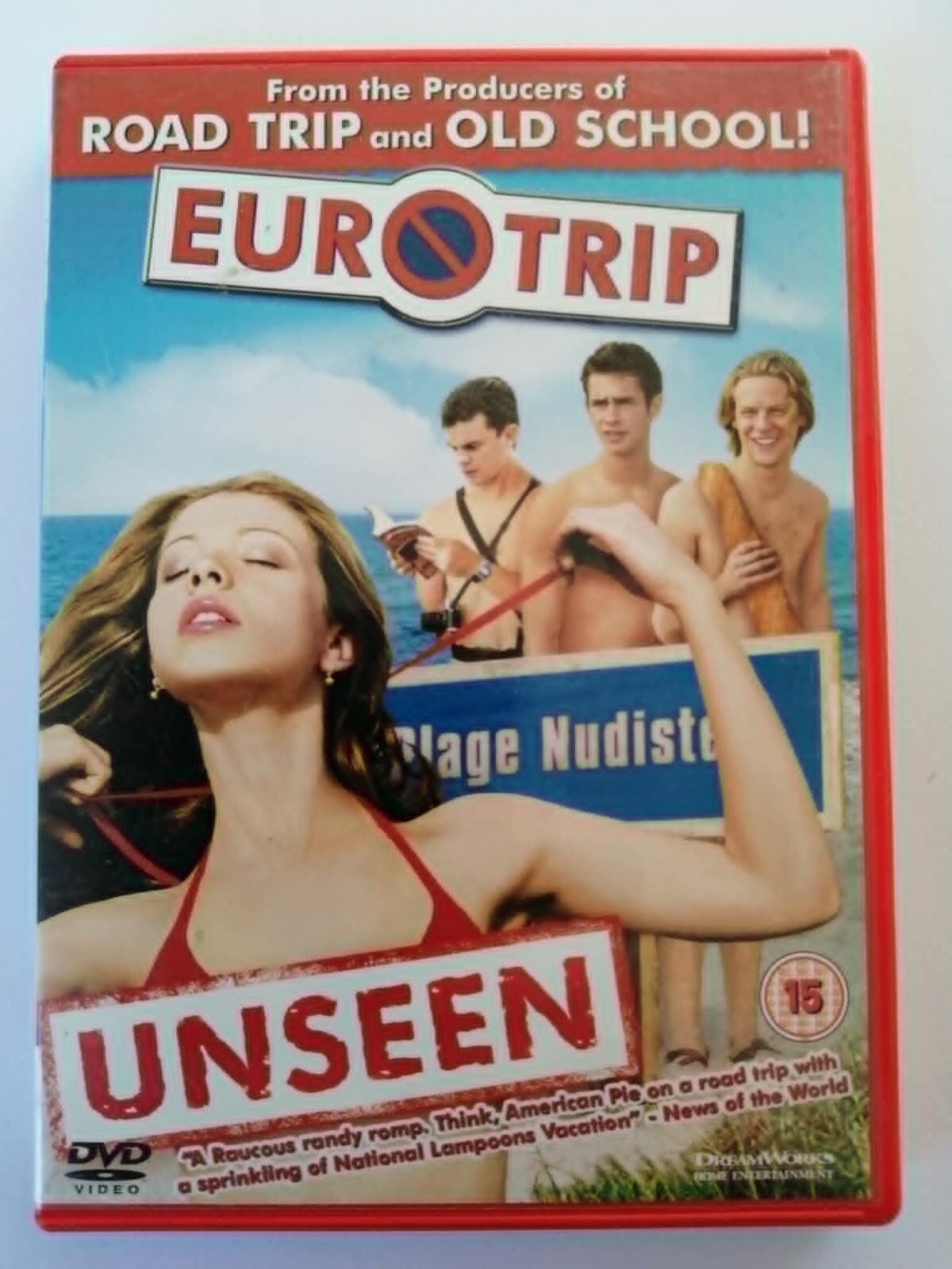 DVD Euro Trip. Eurotrip. Movie. Film. Scott Mechlowicz. Jacob Pitts