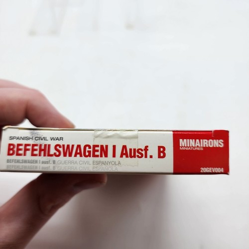 Minairons Spanish Civil War 1:72 Befehlswagen I Ausf. B Open New  2OGEV004 - Picture 3 of 10