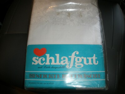 Embroidered Bed Linen from Germany White 100% cotton