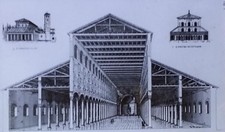 Perspective, Basilica of Saint Paul Outside the Walls, Magic Lantern Glass Slide
