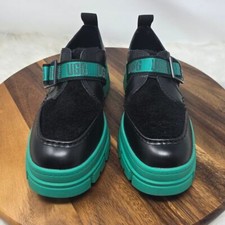 UGG S/N 130798 Green Black Platform Ashton Sh...