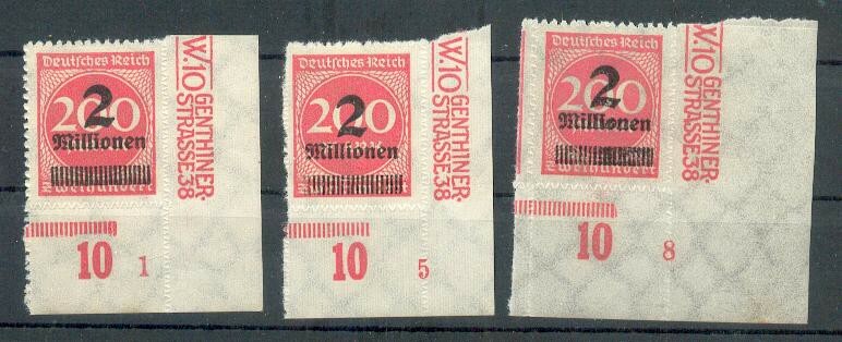 DR-INFLA 309B Plate Numbers * MH (E5163