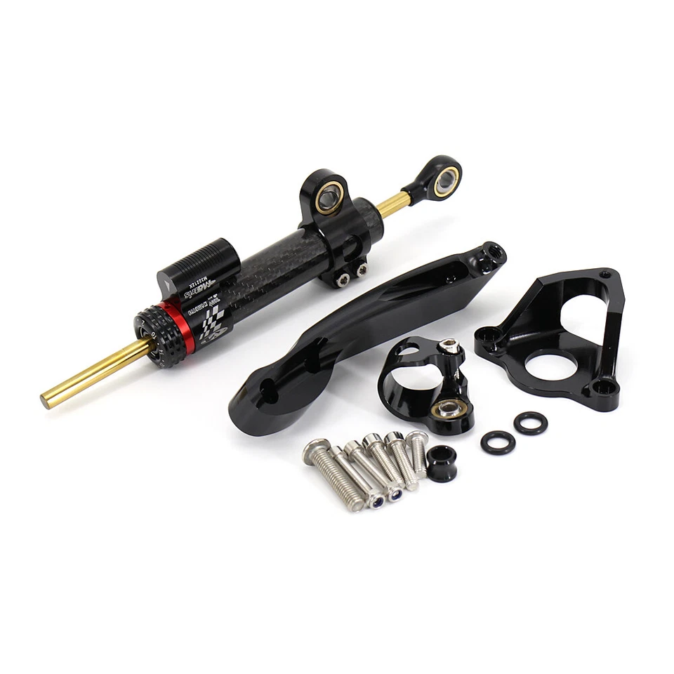 PARA HONDA CBR600RR 2007-2016 Nuevo Kit de montaje de soporte amortiguador estabilizador de dirección Foto 4 de 4