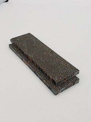 CRAZY FIBER SPETSNAZ (2) .250 CRAZYFIBER KNIFE SCALES 1.6X5.6 (Y)