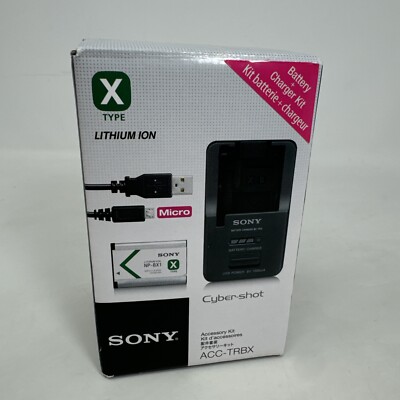 Sony ACC-TRBX kit BC-TRX Camera Battery Charger For NP-BX1 w/ battery OPEN BOX