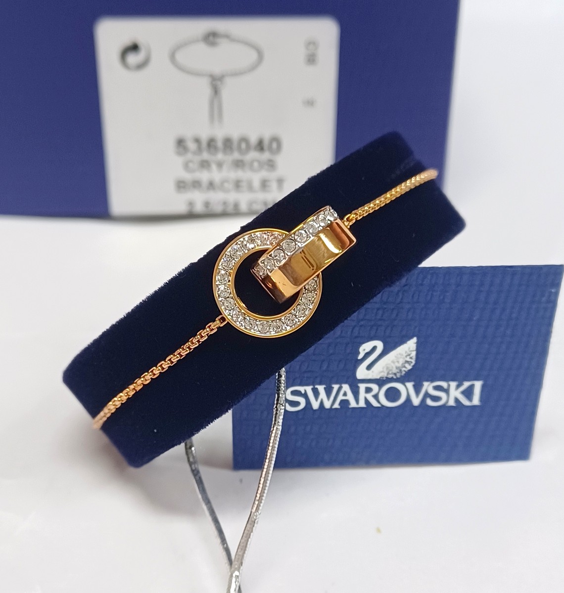 【美品】スワロフスキー HOLLOW ブレスレット 5368040 SWAROVSKI スワロフスキー Swarovski 『HOLLOW ブレスレット