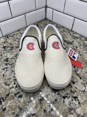 cubs vans slip ons