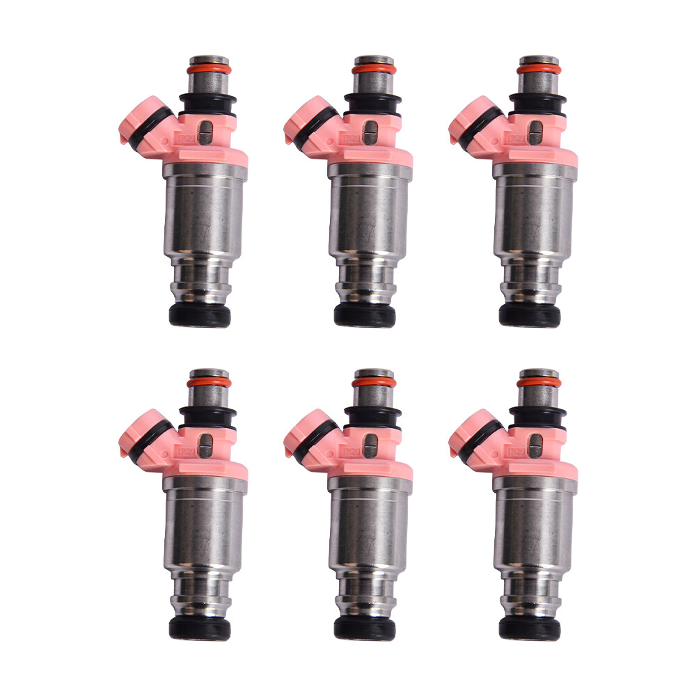 6x FUEL INJECTORS for TOYOTA LANDCRUISER FZJ80 1FZFE 4.5L 19921998