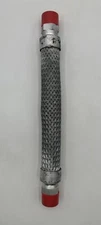 Stainless Steel 12” Corrugated Single Braided Hose 3/4” Male Ends