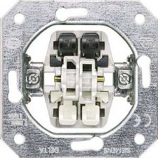 10 A Flush Mount Rocker Light Switch, 1 Way Clip In VDE, 250 V Not Illuminated 2
