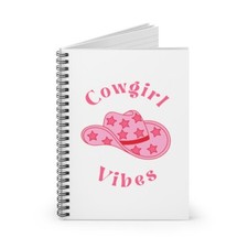 Cowgirl Vibes Spiral Notebook - Ruled Line