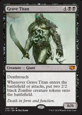 MTG - Grave Titan - Commander 2014 - NM, English Magic FLAT RATE SHIP
