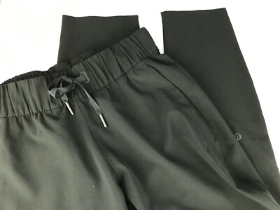 Lululemon Black Pants Women's Small Elastic Waist Drawstring