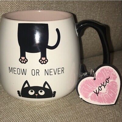 NEW Meow or Never Cat Mug