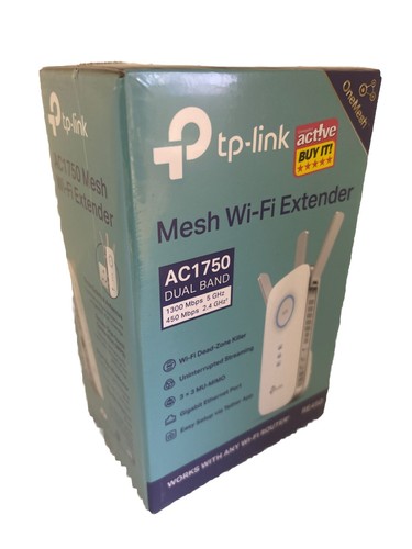 TP-Link AC1750 Universal Dual Band Range RE450 Broadband Wifi Extender White NEW - 第 2/8 張圖片