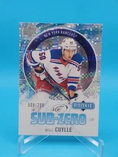Will Cuylle 2023-24 Upper Deck Ice #SZ-34 Rookie Sub-Zero 508/799 - Rangers 