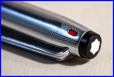 vintage 1960er MONTBLANC 4 FARB Pix-O-mat Kugelschreiber in Chrome
