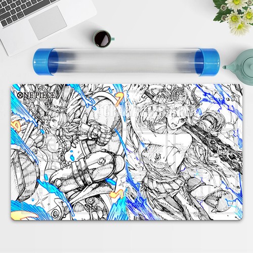 One Piece Uta VS Yamato Playing Mat Trading Card Game CCG Playmat Free Best Tube - 第 1/5 張圖片