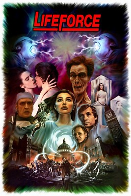 lifeforce a5. original druck.kunstwerk.von paul winters