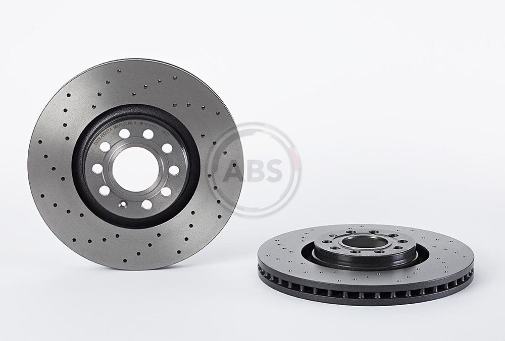Brembo 2x Brake Discs Pair Vented Front 320mm 09.A813.11 Set 8E0615301AE New - Image 22
