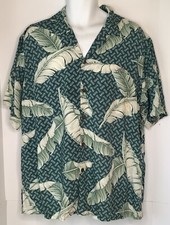 Vintage Bishop St Hawaiian Shirt Size XL Made In Hawaii Rayon