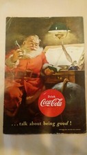 PUBLICITÉ IMPRIMÉE DE NOËL COCA-COLA DEC 1951 NATL GEO ...PARLEZ D'ÊTRE BON !