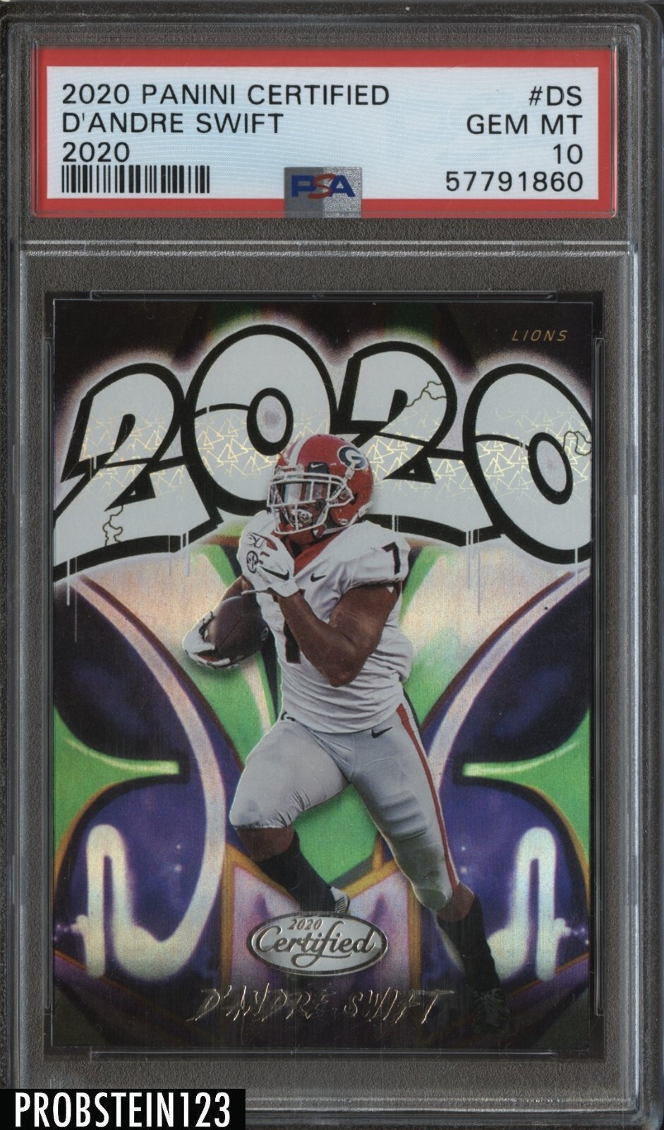 D'Andre Swift Panini Certified 2020 #DS Base