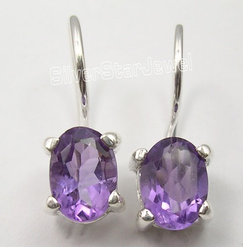 IN SPECIAL PRICE | 925 Solid Silver DANGLE Earrings, Real Gems Women's Jewelry - Picture 6 of 31