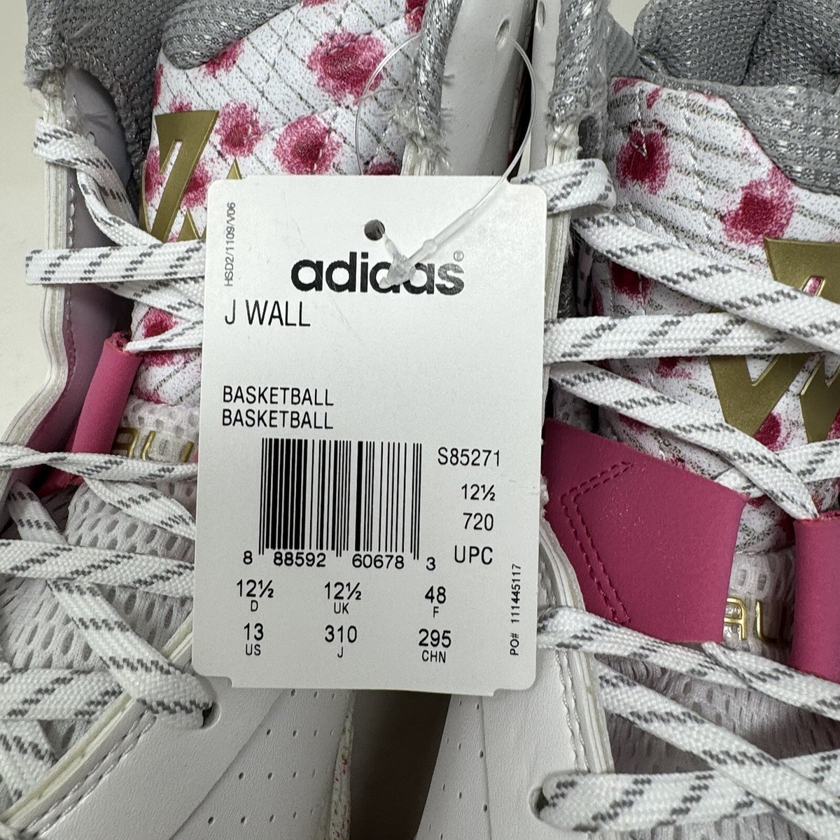 Adidas John Wall J Wall 1 Florist City Cherry Blossom Pink