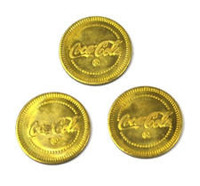 Set with 3 Vintage Coca-Cola Coke USA Murray Vending Machine Coins Token