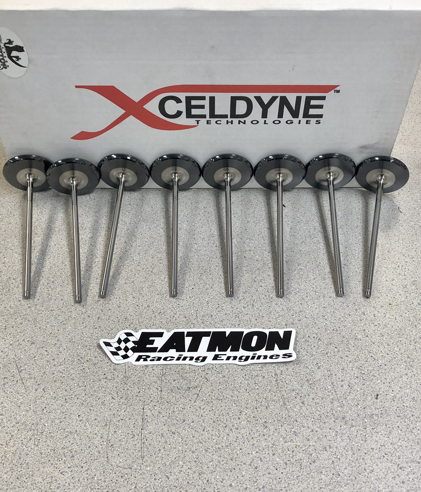NEW NASCAR XCELDYNE TITANIUM VALVES 2.200 X 6.080 X 6MM DLC COATED eBay