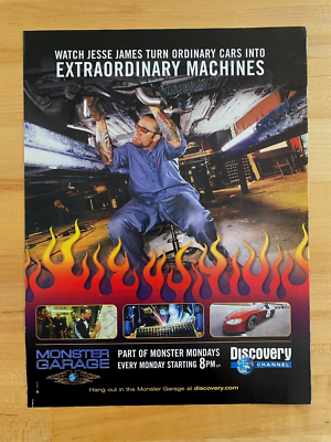 2003 Ad Discovery Channel Monster Garage Jesse James | eBay