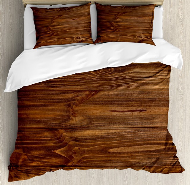 Classical Rustic Duvet Cover Set Twin Queen King Sizes with Pillow