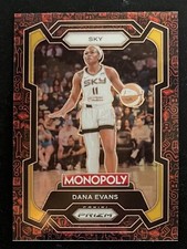 2024 Panini Prizm Monopoly WNBA #55 Dana Evans Red Classic Icons Chicago Sky