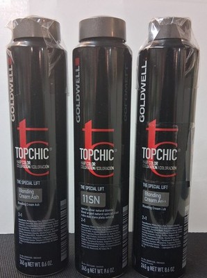 GOLDWELL TOPCHIC PERMANENT HAIR COLOR SPECIAL OR HIGH LIFT COLOR 8.6 oz.