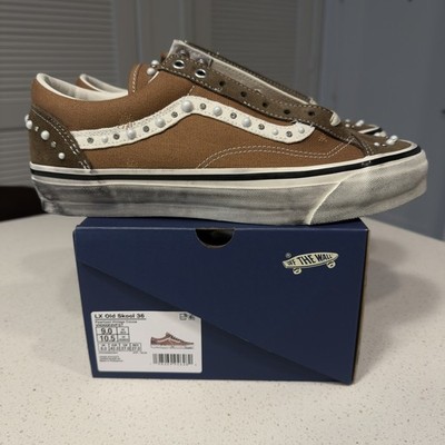 Vans LX Old Skool 36 Pearlized Pack Vintage Cocoa Brown VN000E8VFST Size 9 Men